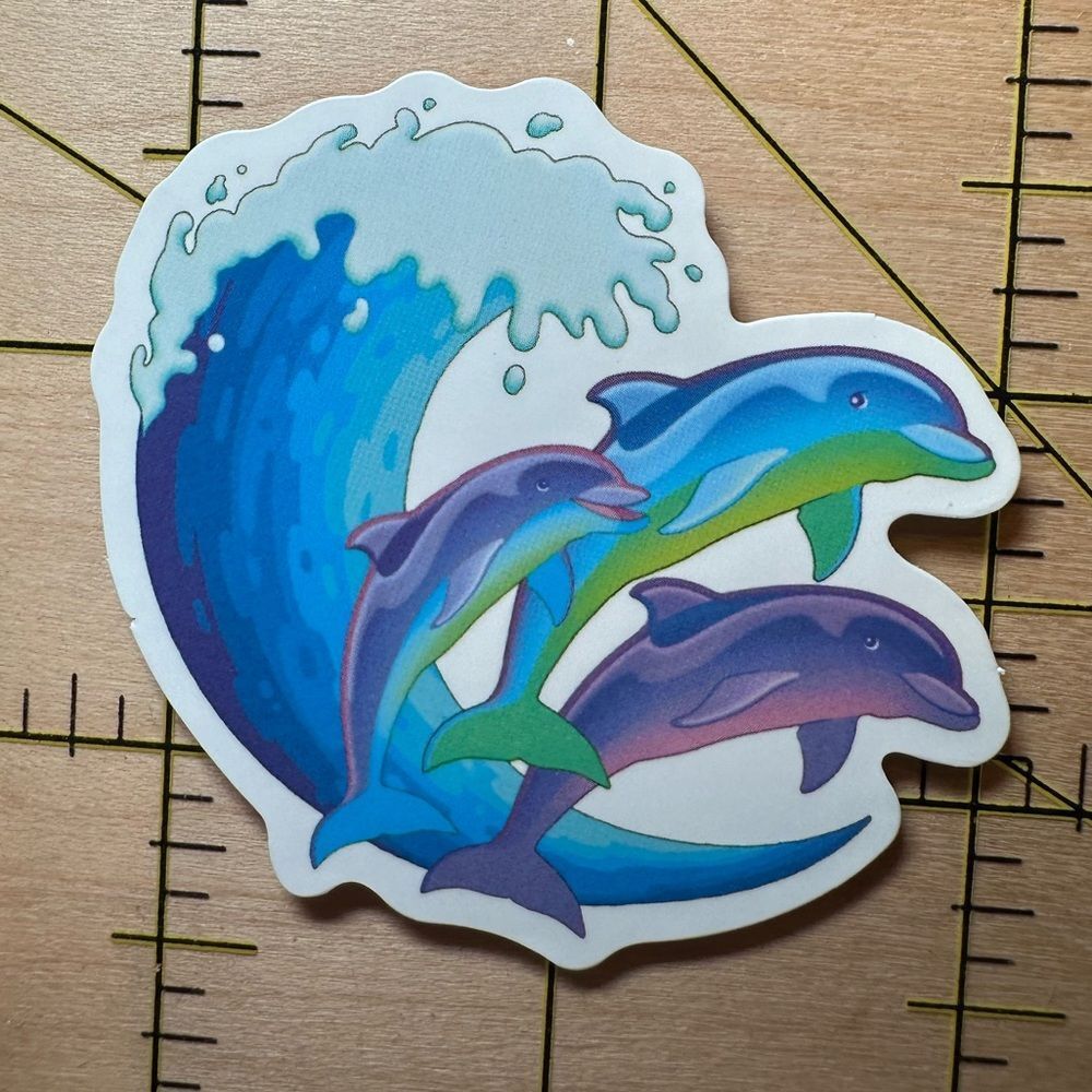 💜13/$13 +Bundle Sticker Sale | Dolphin Animal Waterproof Sticker